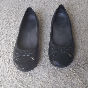 Vionic Spark Minna Ballet Flats Black Sz 8